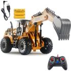 KYAMRC Pelleteuse sur Chenilles télécommandée Excavatrice Pelleteuse camion de chantier Jouet Cadeau pour Garçon Fille 3 4 5 6 Ans