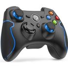 Manette de jeu - SUPERTECH - EasySMX - Sans fil - NOIR/BLEU - Double Vibration