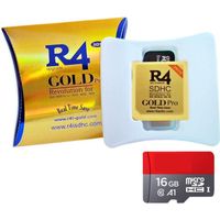 2020 R4i Gold Pro Carte + 16GB carte mémoire R4 3DS Linker précharge les fichiers du noyau et YSMenu