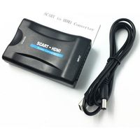 Adaptateur Péritel SCART vers HDMI Convertisseur - noir