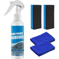Iron Powder Remover, Car Rust Removal Spray,Car Rust Remover Spray Metal Surface Chrome Paint Car Cleaning, Iron Powder Remover