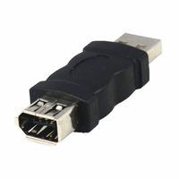 Adaptateur USB,adaptateur IEEE 1394 6 broches femelle vers USB 2.0 Type A mâle,6 broches femelle vers USB mâl[C389311822]