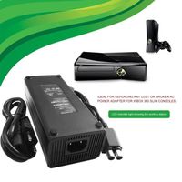 AC 100-240V Adaptateur Alimentation Chargeur Câble pour X-BOX 360 Slim Chargeur De Remplacement Idéal Avec Voyant LED EU Plug