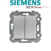 Interrupteur Volet Roulant Silver Siemens DELTA VIVA
