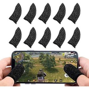 Manchettes Gaming 4 Pièces - Protège-Doigts Sensibles, Respirants - Pour Smartphone, Tablette - 9