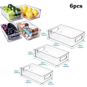 JOYBOY Boîte De Rangement Frigo - Ensemble De 8 Pièces Transparentes Sans BPA