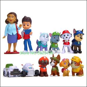 20€05 sur Set de 7 pièces Figurine Pat Patrouille Voitures de patrouille et  Ryder ensemble de jouets 7 cm - Figurine pour enfant - Achat & prix