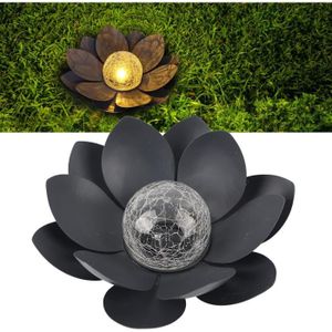 APPLIQUE EXTÉRIEURE Lampe Solaire Exterieur Jardin - Lotus Solaire Éta