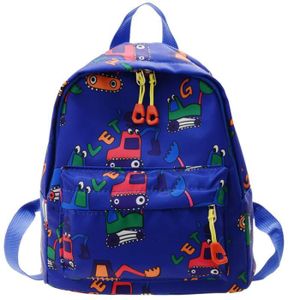 SAC À DOS Sac à Dos,motif voitures de dessin animé,Kindergar