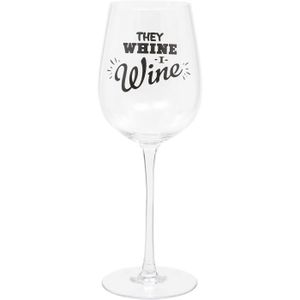 Verre à vin Verre À Vin Humoristique « They Whine » 420 Ml[h15