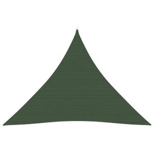 VOILE D'OMBRAGE Voile d'ombrage triangulaire FDIT en PEHD vert fon