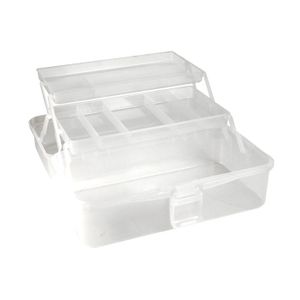 Lot De Grandes Boîtes De Rangement Empilables En Plastique Transparent