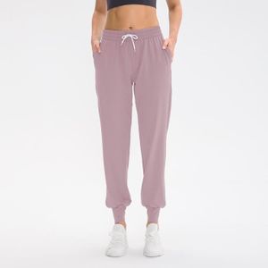 Pantalon Jogging Femme Coton Taille Haute - Pantalon Sport Large Élastique Avec Poches, Grande Taille, Confort Quotidien