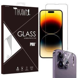 Protection écran IPhone 14 Pro Max WSKEN - Verre Trempé X2