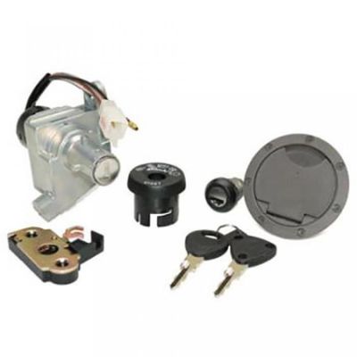 Kit Serrure Neiman + Selle P2R Pour MBK Booster Spirit 50 2003 - 3 Fils, 2 Clés