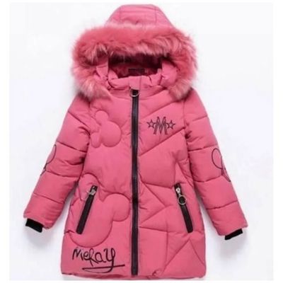 Doudoune Légère Fille Avec Capuche - Veste Chaude Courte, Fermeture Zipper - Pour 1 à 6 Ans - Automne/hiver, Couleurs Vives - 10