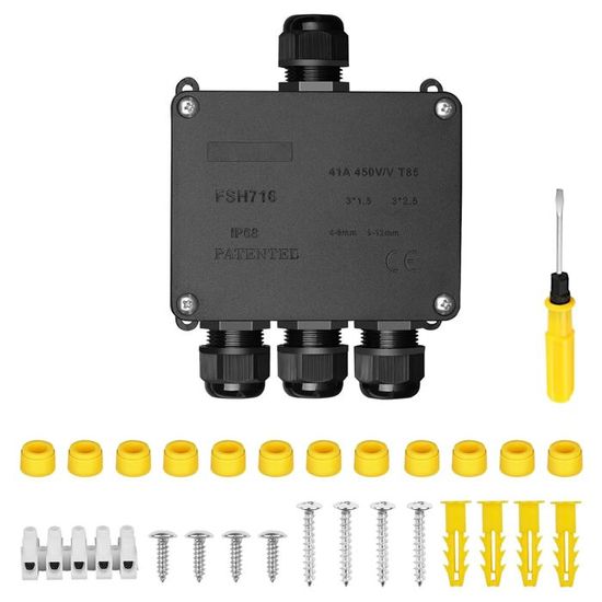 Boîte De Distribution RS Pro 8 Ports, Pour Intérieur/extérieur, Neuve Sous Emballage