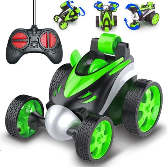 Voiture télécommandée pour enfants - 4WD - 2,4 GHz - Télécommande à 360° - Avec deux batteries rechargeables - Jouet pour garçons à partir de 3, 4, 5, 6, 7, 8, 12 Voiture télécommandée pour enfants - 4WD - 2,4 GHz - Télécommande à 360° - Avec deux batteries rechargeables - Jouet pour garçons à partir de 3, 4, 5, 6, 7, 8, 12