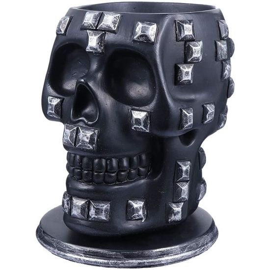Crâne Halloween LED ITODA - Résine Réaliste - Décoration Maison Hantée Effrayante