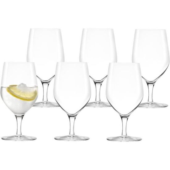 6 Verres à Shot Avec Pied WANDGU - 15cl Cristal Tritan - Pour Vodka, Whisky, Grappa - Lave-Vaisselle - Fond Lourd