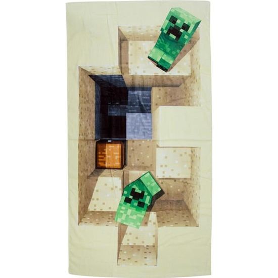 Minecraft Defaites La Serviette Achat Vente Serviette De Plage