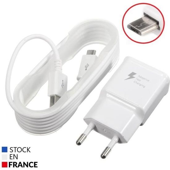 Chargeur Secteur USB 1A Pour Huawei Y6 2019 Câble 
