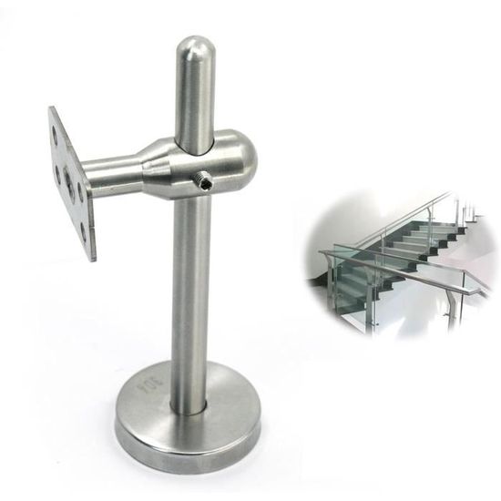 Lot De 2 Supports Muraux Réglables Pour Tuyau Plafond 80-89mm - Acier Inoxydable 304 - Hauteur Réglable 50-100mm