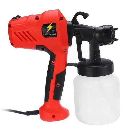Pistolet à Peinture, 500W Pistolet à Peinture Électrique, Pulvérisateur