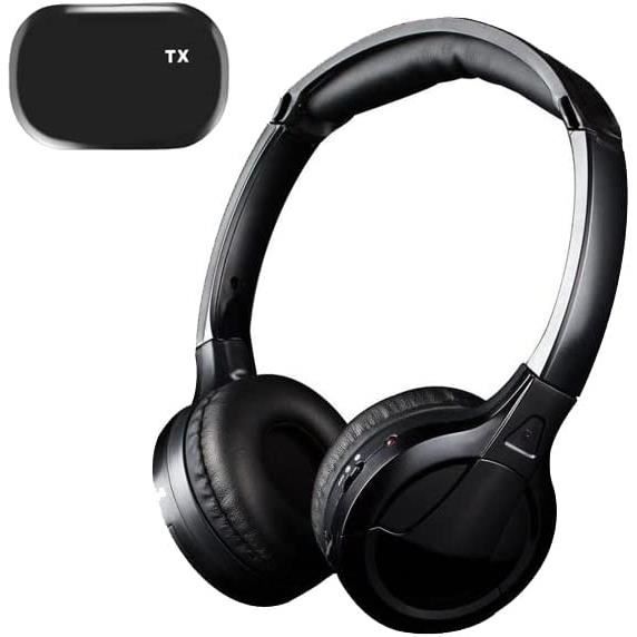Casque TV Sans Fil Avec 2.4GHz RF Rechargeable Numérique émetteur Base