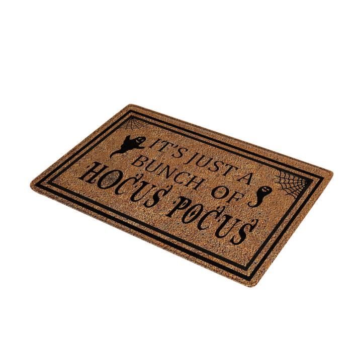 Tapis Halloween Citrouille Tapis Paillasson épais Antidérapant Pour