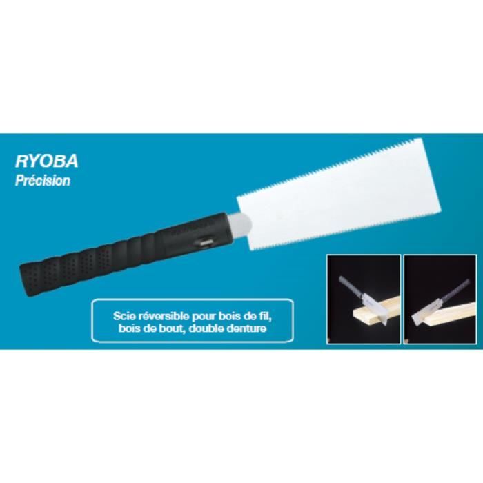 Scie japonaise double denture Ryoba 180 mm