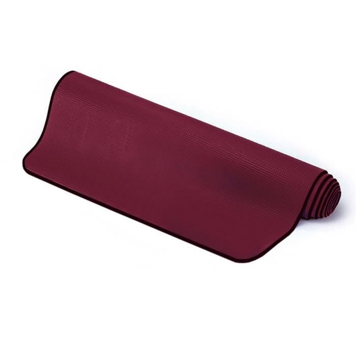 Sissel Tapis Yoga et Pilates mixte adulte Bordeaux Taille Unique