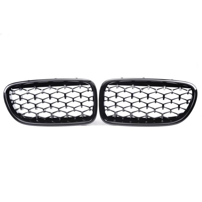 2 CALANDRE NOIR BRILLANT ET SPOT DIAMANT NOIR BMW SERIE 5 F10 F11