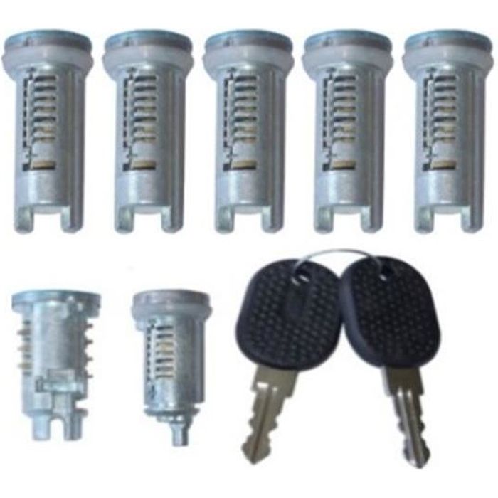 Kit complet de barillet, serrures de portes, neiman Citroen Jumper 1 1994 - 2006 - AF020025TPD01