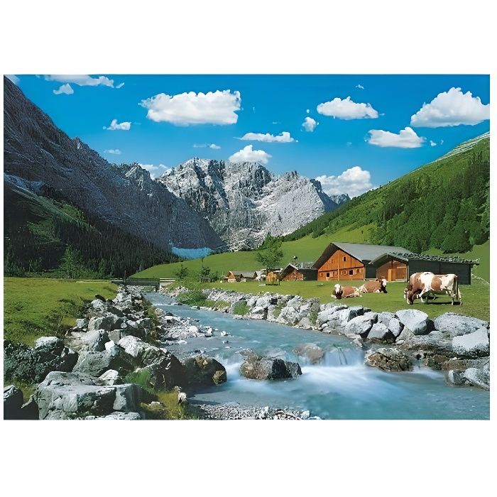 Puzzle Adulte : Autriche la Montagne de Karwendel - 1000 Pieces - Ravensburger