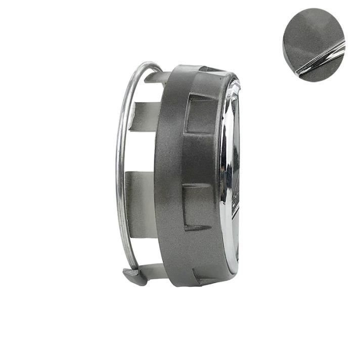 Moyeux de roue,Centre de roue de voiture 4 pièces-ensemble 75mm, cache-moyeu, pour Mercedes AMG W211 W221 W220 W163 - Type GRAY