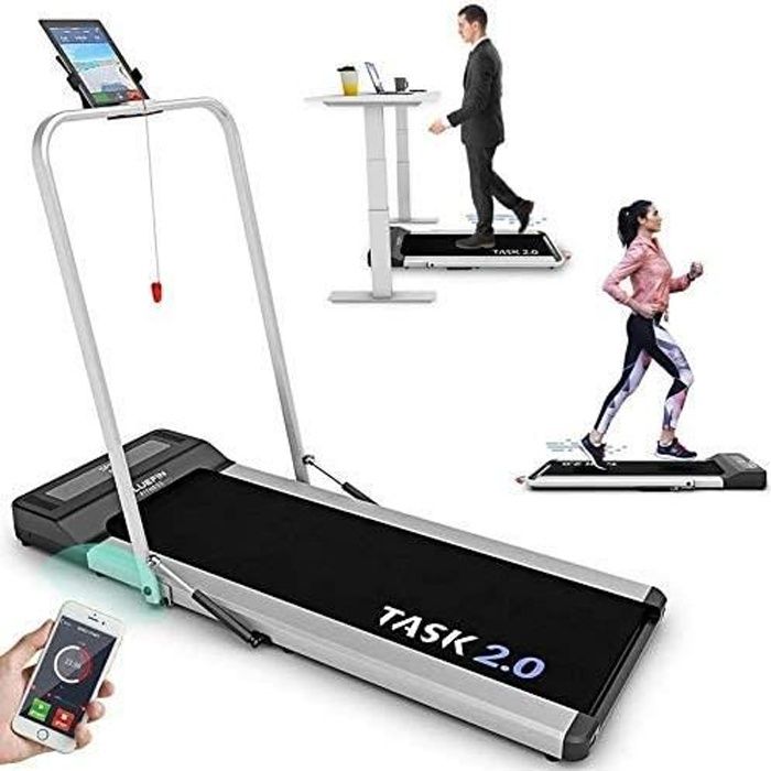 Bluefin Fitness Tapis de Course Pliable Task 2.0 2-en-1 Tapis de Marche à la Maison