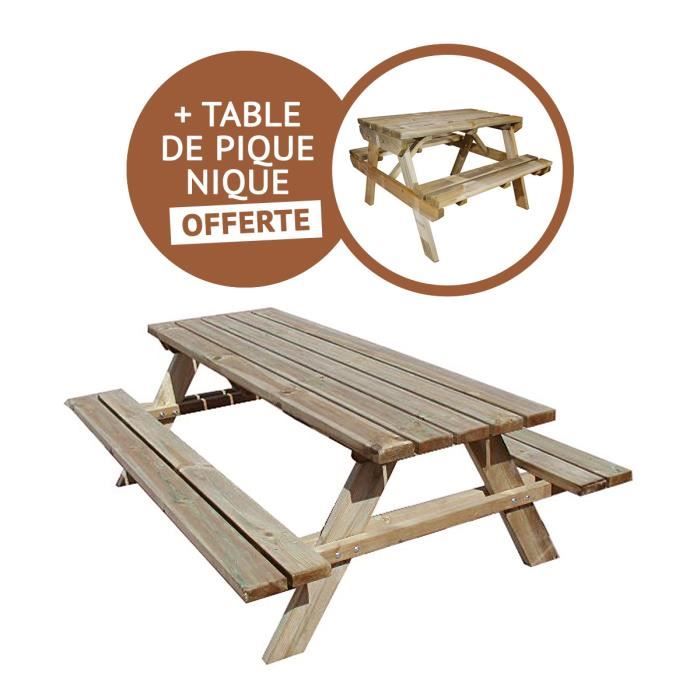 Tables de pique-nique Fontainebleau + la chinchilla