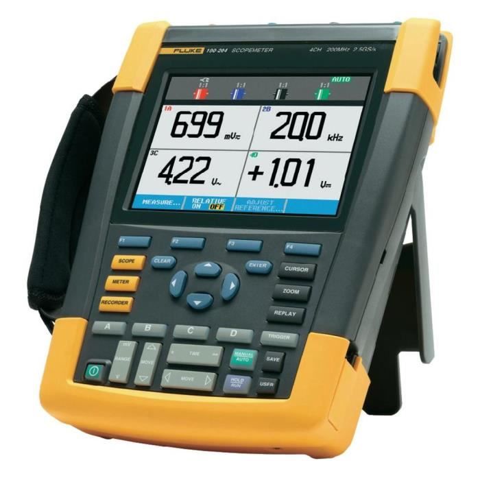 Oscilloscope portable - ScopeMeter 200 MHz 4 vo…
