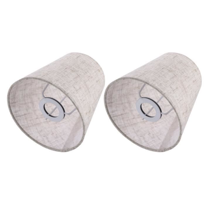 2pcs chiffon léger de la lampe anti-poussière réutilisable pour le collègue de famille abat-jour vendu seul luminaire d'interieur
