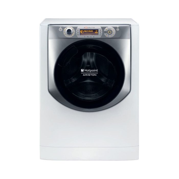 HOTPOINT Lave-linge hublot AQ104D497SDEU - 10kg - Moteur induction - 1400 tours/min - Blanc