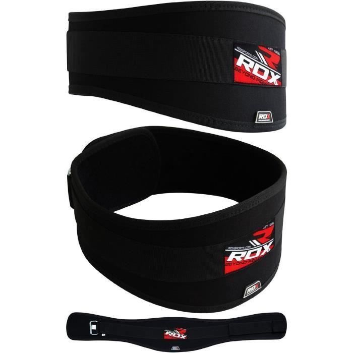 RDX Musculation Fitness Ceinture Néoprène Bodybuilding Force Belt Lombaire Halterophilie Entraînement