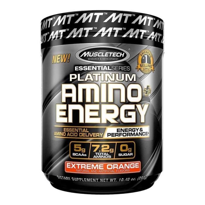 Platinum Amino Energy 295 g Orange Muscletech BCAA + EAA