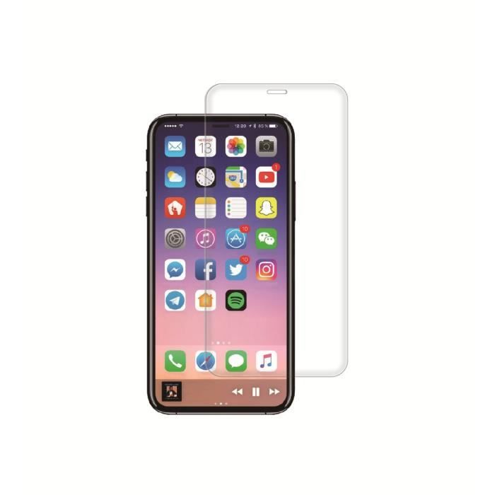 MUVIT Verre trempé incurvé Tiger glass - Apple Iphone X