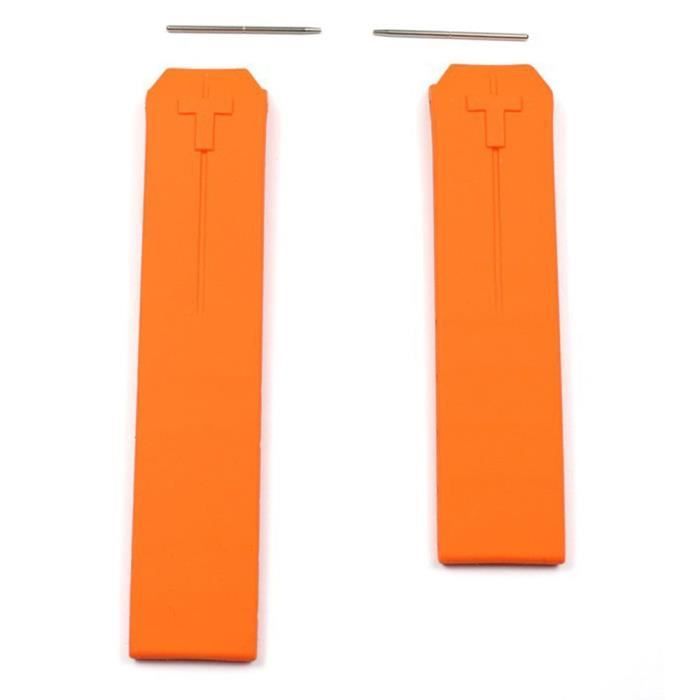 Bracelet caoutchouc orange Tissot T-Touch T610014615 Z252 / Z253