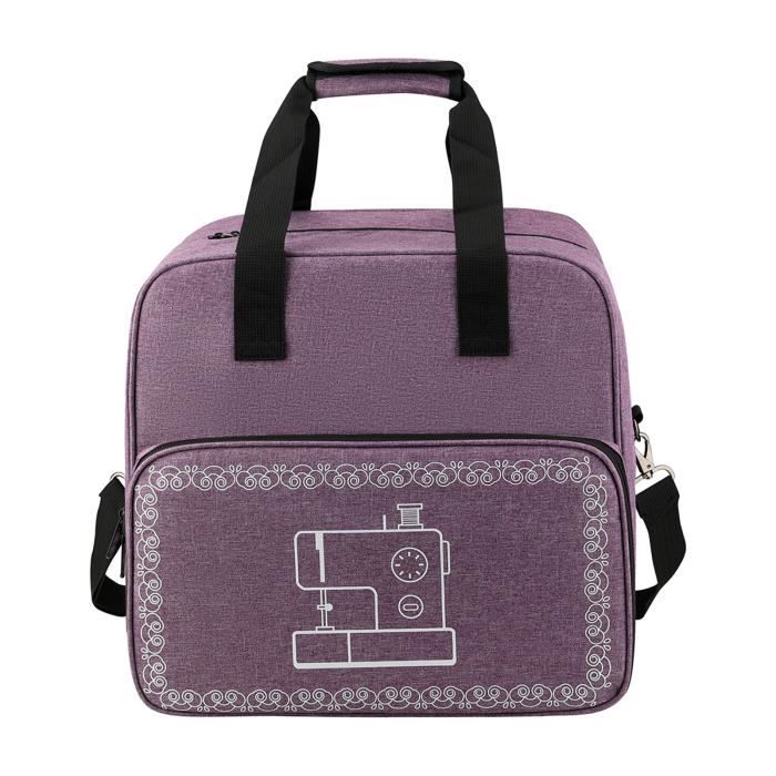 Machine à coudre Sac, Voyage Fourre-Tout Sac pour Plus Standard Machines À Coudre et Accessoires, Violet