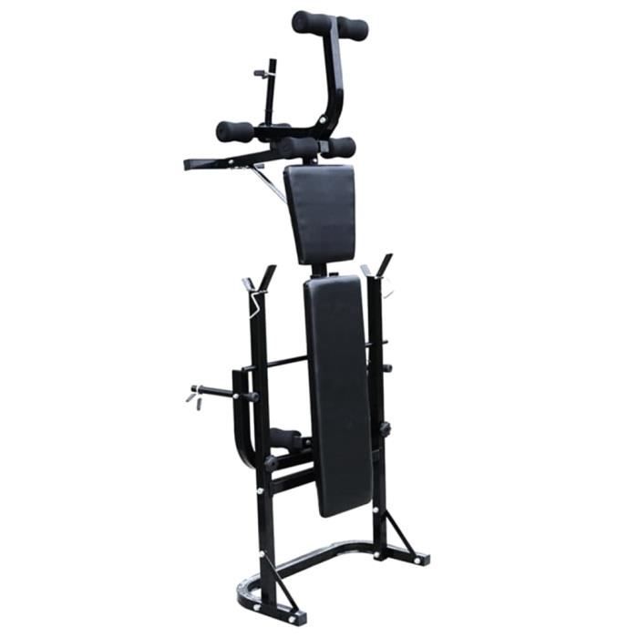 Banc d'entraînement avec support de poids jeu d'haltères 30,5kg YIN2