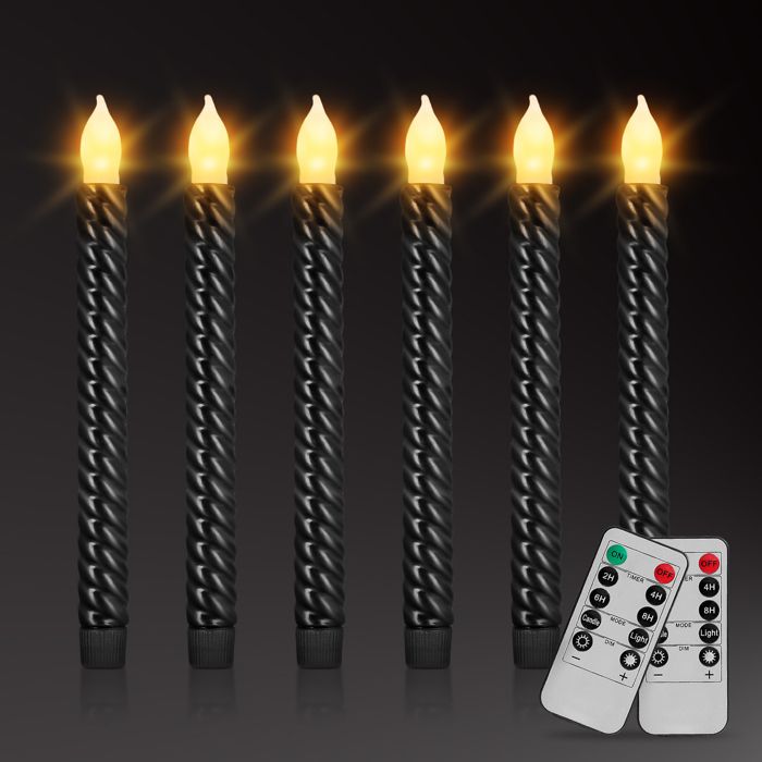 Lot De 12 Bougies LED Flottantes Avec Télécommande Baguette Magiq