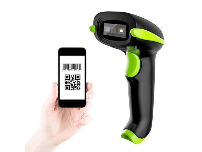 Digital Scanner Code Scanner de codes-barres 2D 3 en 1 Bluetooth et 2,4 G sans fil et USB ...