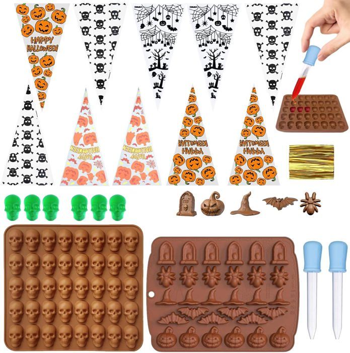 Lot De 2 Moules Silicone Bébé – Pieds, Biberon, Ours, Grenouillère Pour Chocolats, Bonbons, Cupcakes & Fêtes Prénatales